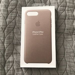 Brand new Apple brand IPhone 8Plus Leather case
